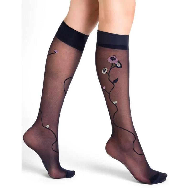 Mi Bas Bouquet Fleuris Berthe Aux Grands Pieds 1 Mi Bas Bouquet Fleuris Berthe Aux Grands Pieds