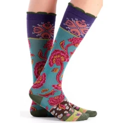 Bas et Collants Soldes Boutique -Bas et Collants Soldes Boutique mi bas dub et drino fleurs dye 1