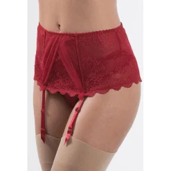 Serre Taille à Jarretelles Aubade Amour Darling -Bas et Collants Soldes Boutique serre taille a jarretelles aubade amour darling 1 2