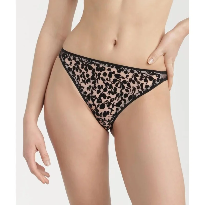 Slip Bikini Dim Generous Lépoard Tatoo Fleuri 1 Slip Bikini Dim Generous Lépoard Tatoo Fleuri