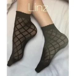 Doré Doré Socquette Filet De Pêche Trompe L'oeil