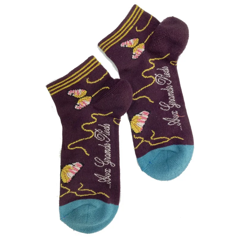 Socquettes Sport Berthe Aux Grands Pieds Papillons 2 Socquettes Sport Berthe Aux Grands Pieds Papillons – Image 2